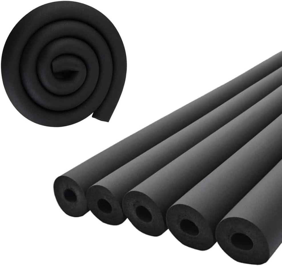 5 sztuk węży izolacyjnych, elastycznych węży termoizolacyjnych, dźwiękoszczelnych, ognioodpornych (średnica wewnętrzna 13 mm, długość 1,8 m)