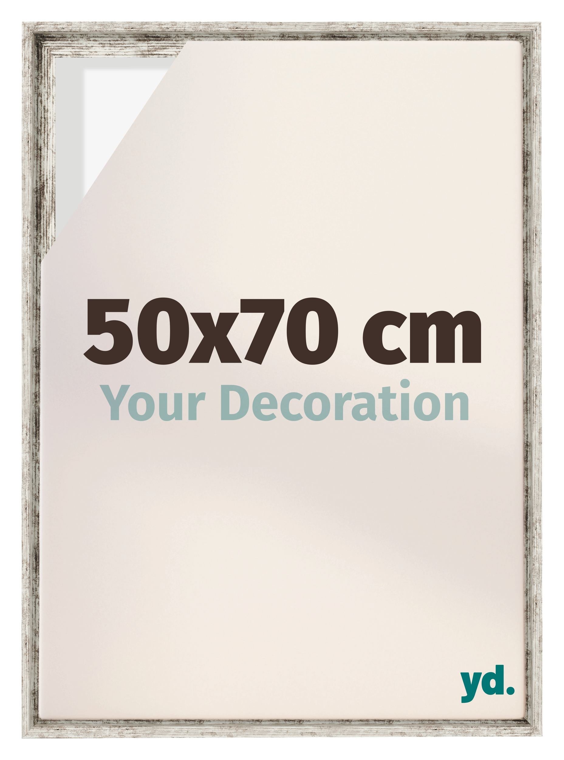 Cadre Flottant Blanc Mat 30x60 Cm - Pour Toiles Sur Châssis (épaisseur Max 2 Cm), Effet Caisse Américaine, Prêt à Accrocher