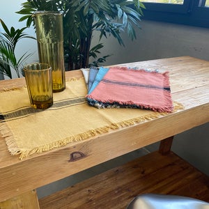 Tovagliette Americane Plastica Maifey - Set 6 Pezzi, 32cm, Grigio, Antiscivolo