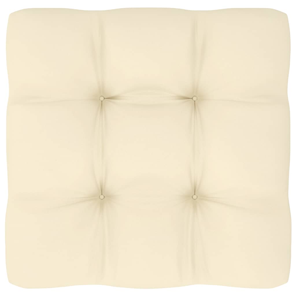 Canapés centraux de jardin avec coussins crème 2 pcs - 6