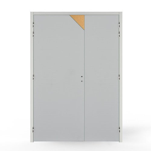 Bloc porte bois 2 vantaux tertiaire TER Huiss.66/54 h.204x146.l poussant droite