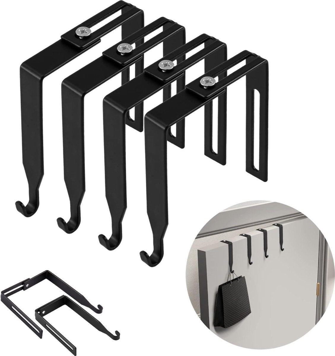 Cârlig reglabil pentru compartiment, format din 4 piese, accesorii pentru compartiment