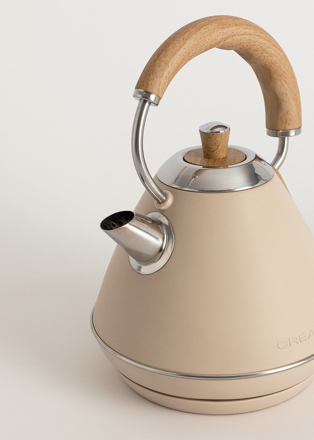 CREATE - KETTLE RETRO - Bouilloire électrique- Sable - 8