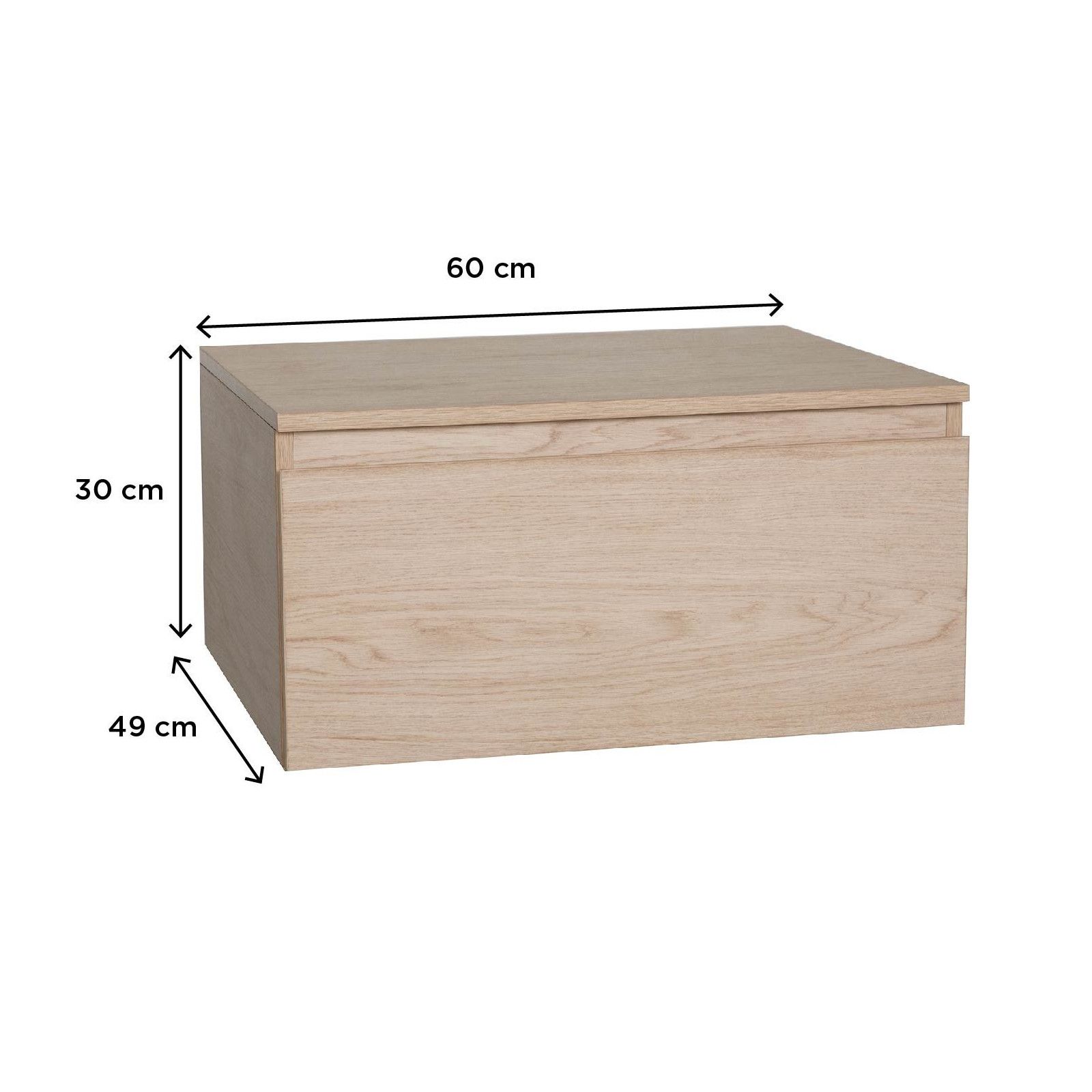 Meuble tiroir /Module de rangement Salle de Bain WILL - 4