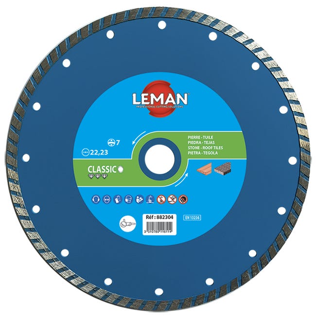 Leman - 25 Disques à Tronçonner Multi-matériaux - 125 Mm X 1,6 Mm X 22,23 Mm - Pour Meuleuse D'angle