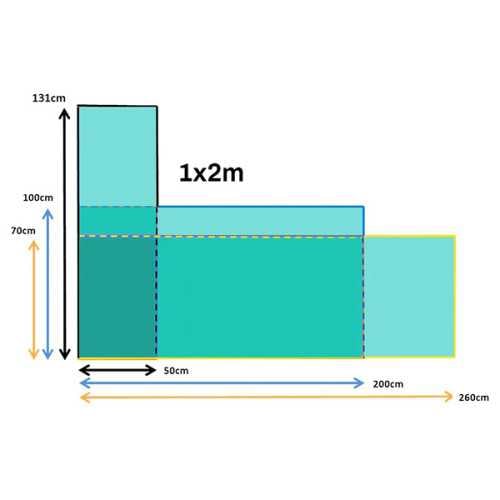 Treillis extensible feuilles de lierre, Long 20 m, Hauteur 1 m - 3