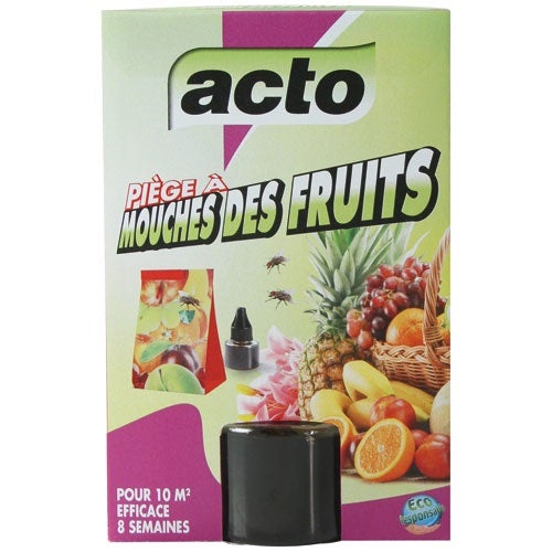 Lot de 2 pièges à mouches rouges pour tuer 20 000 mouches et insectes