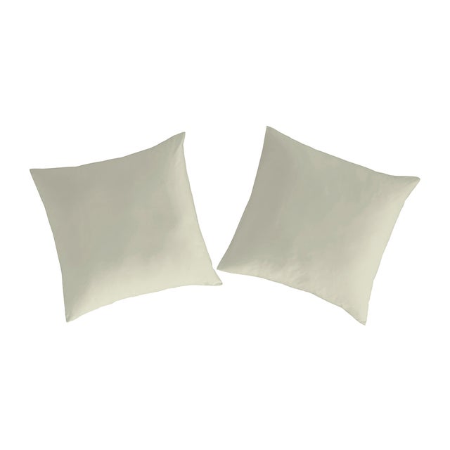 2 Taies d'oreiller en coton PURE vert 65x65 cm