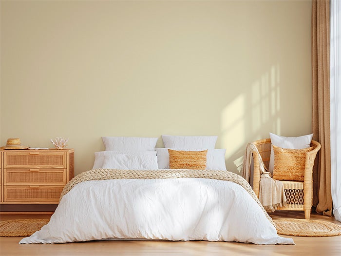 Beige Lin Peinture murale acrylique aspect velours Aqua Déco - 2,5L - 3