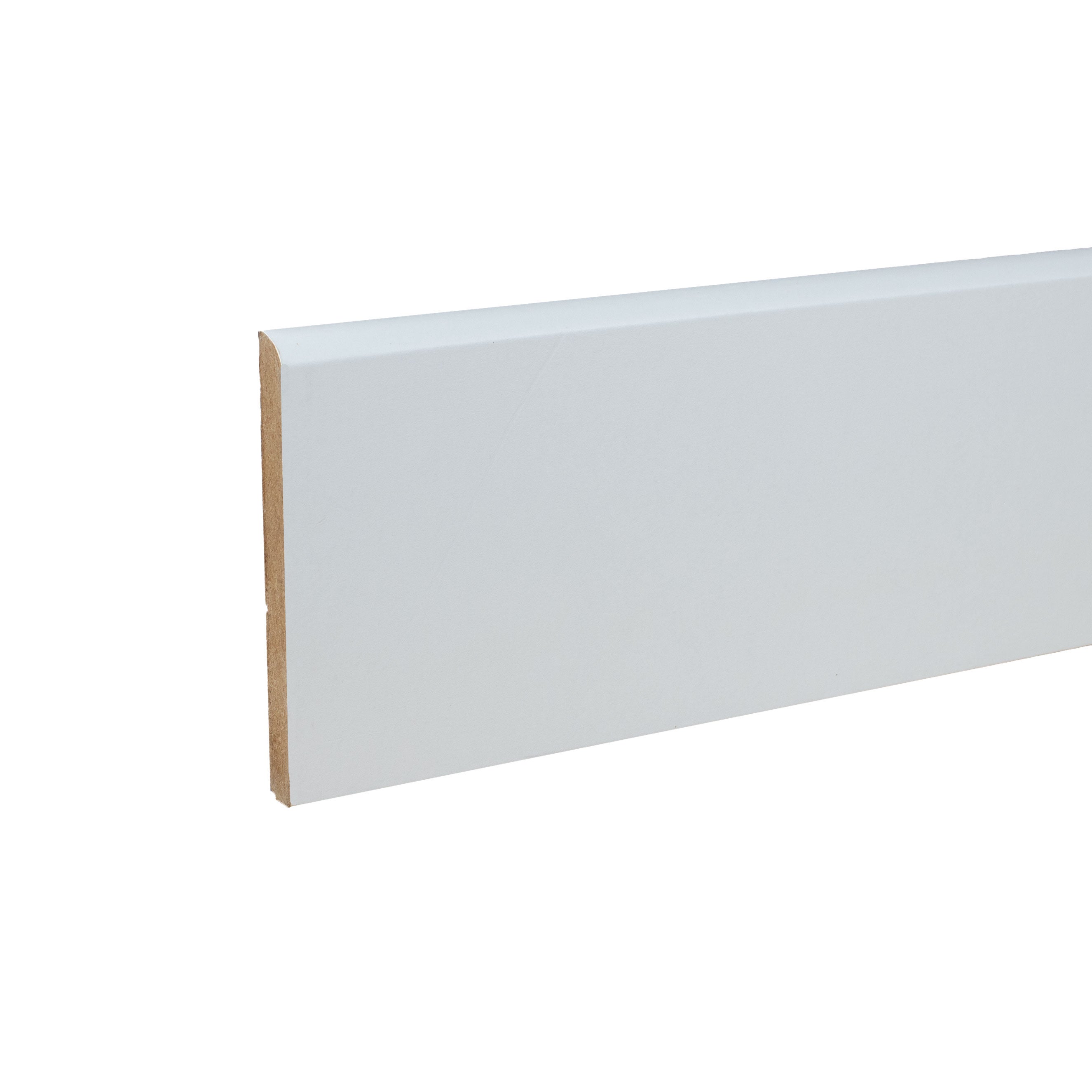 Plinthe Cache Tuyaux MDF Jusqu'à 88 Mm 64 X 96 X 2500 Mm Blanc Plinthe Profil Carre Proviston