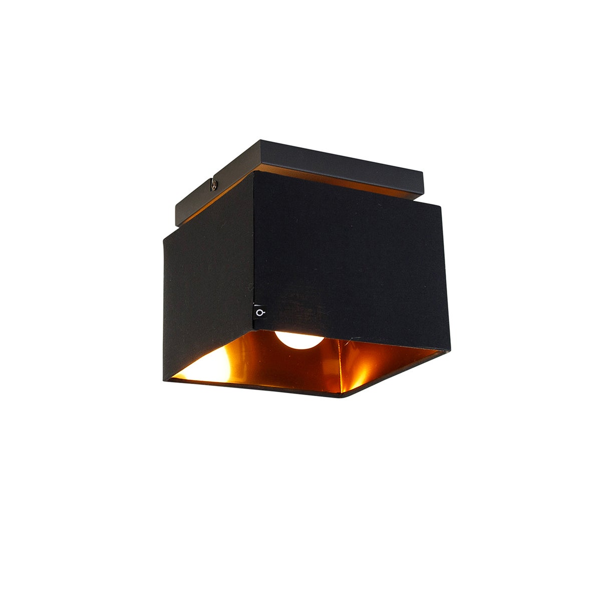 Inteligentna lampa sufitowa czarna ze złotem, w tym Wi-Fi P45 - VT
