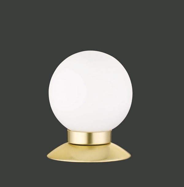 Lampa stołowa Princess złoto-biała LED 3W 3000K 250lm wym: 13 x 10 x 10 cm szkło RL