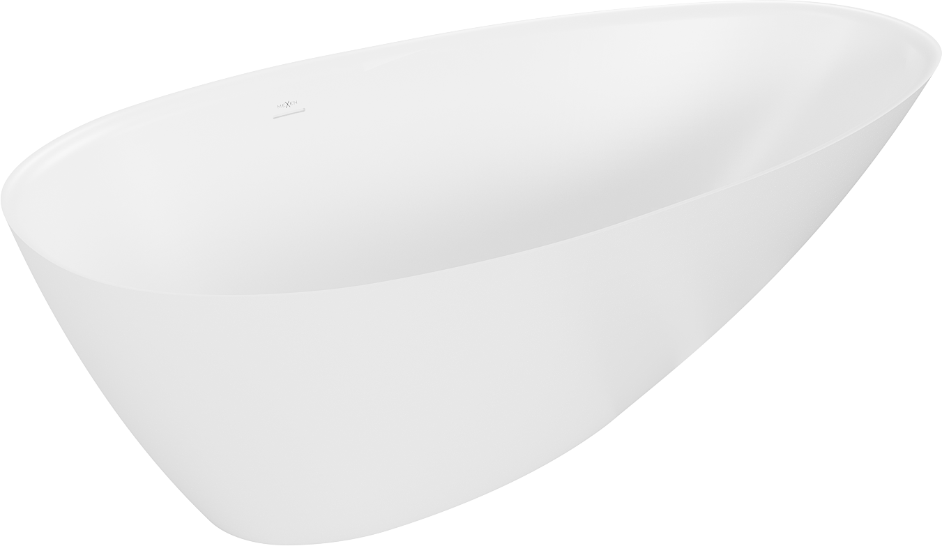 Mexen Milano wanna wolnostojąca z konglomeratu 150 x 82 cm, biała mat - 57301508500