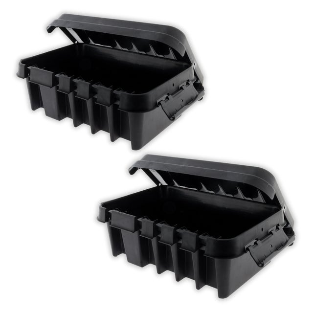 Lot de 2 boîtiers de raccordement étanche IP55 - Noir - Zenitech