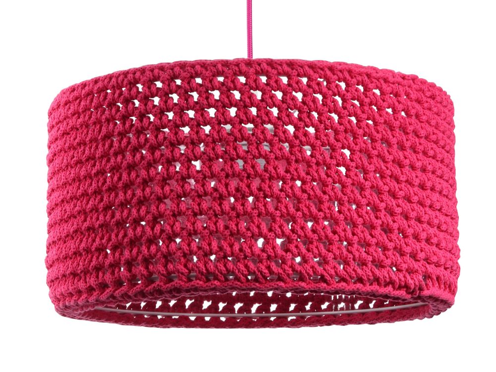 Lampa wisząca COTTON 40 czerwona