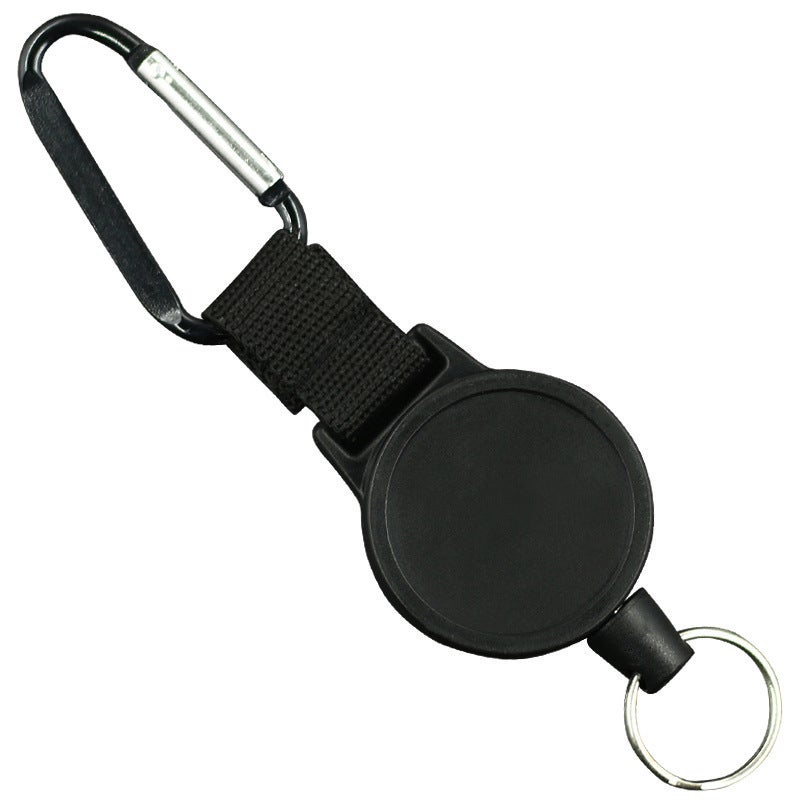 INF Portachiavi Estensibile Yo-yo: Cordino In Nylon Estraibile Fino A 72 Cm, Comodo E Sicuro Per Le Tue Chiavi
