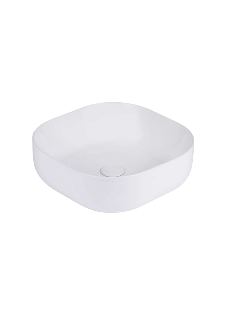 Umywalka nablatowa Uptrend HERMOSA Square biały połysk 1 szt.