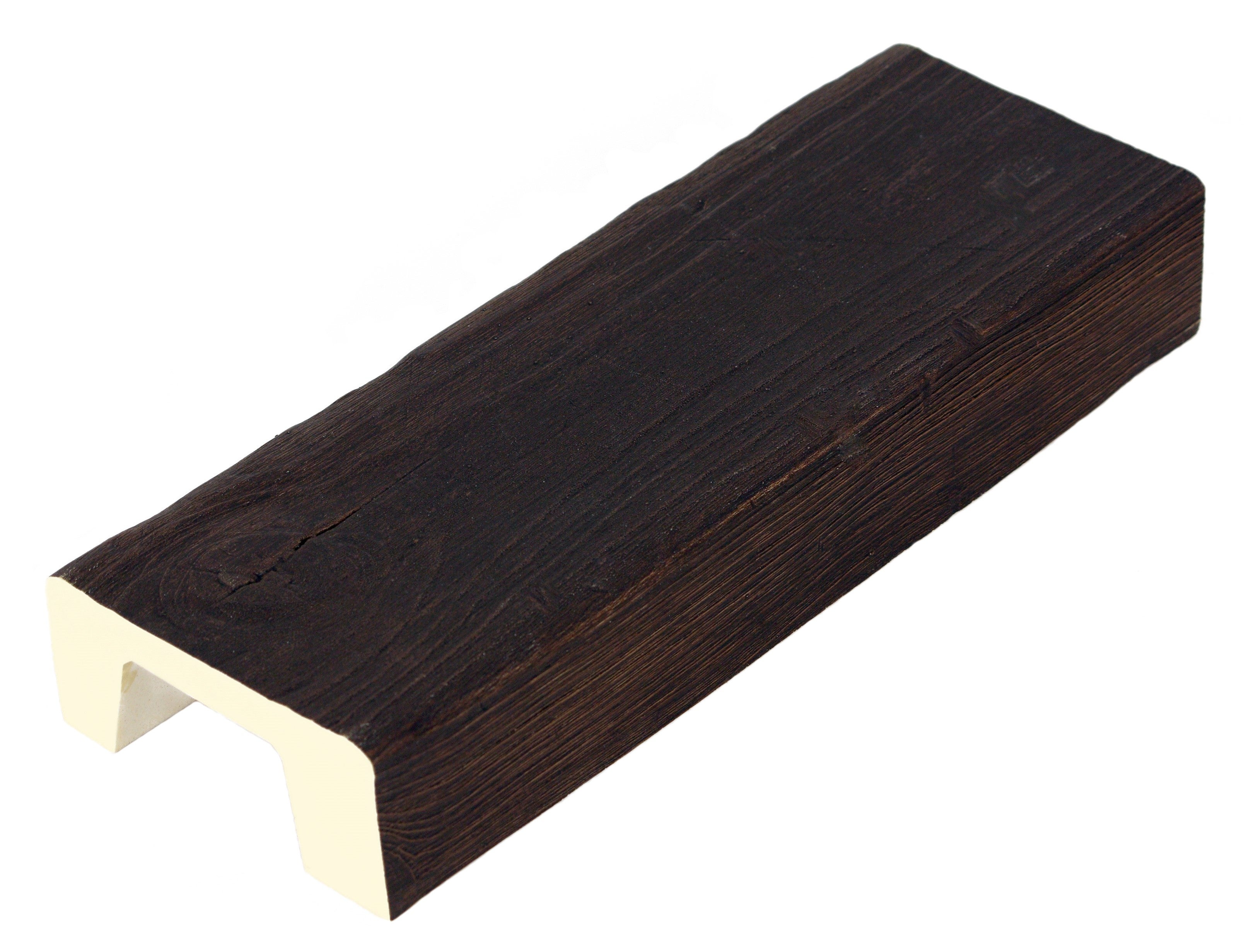 Viga Imitación Madera 10cm de ancho x 5cm de alto x 3m de largo color Nogal decorativa de poliuretano VU0006-N - 3