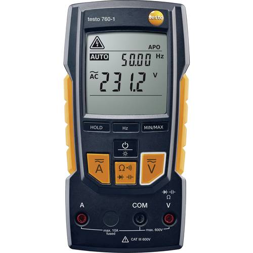 Multímetro Digital Testo RMS 600 VAC 600 VDC 10 ADC (TESTO 760-1 ...