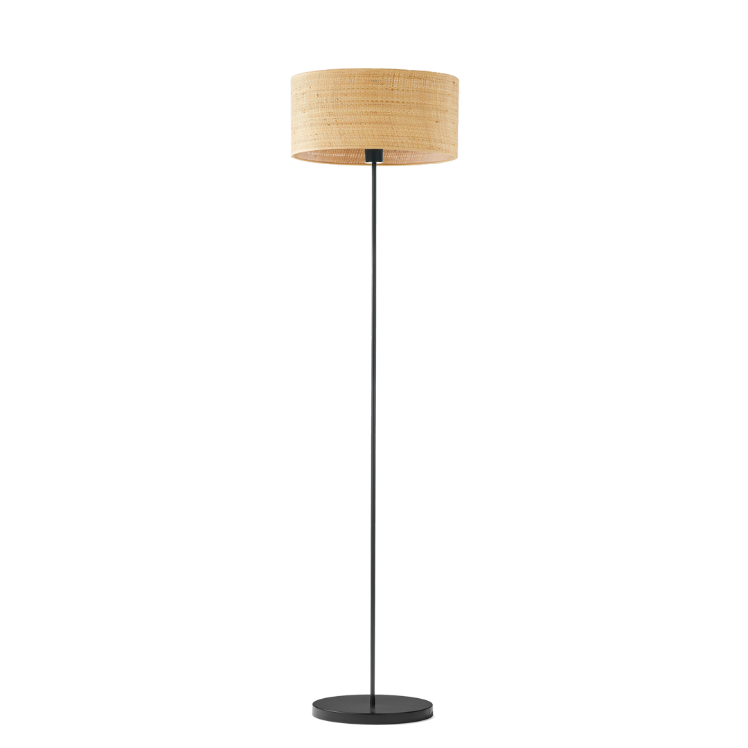 Lampa stojąca podłogowa z abażurem walec 40cm BLUES