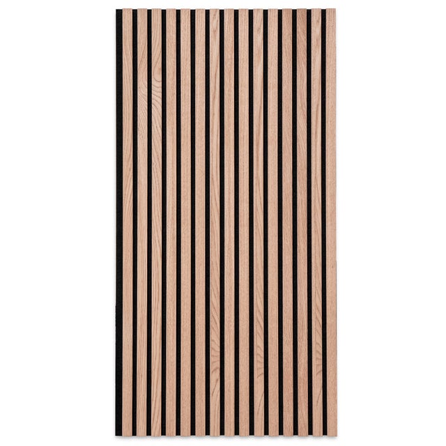 Paneles acústicos efecto madera - 1 Pieza, 118 x 60 cm, Roble Rojo