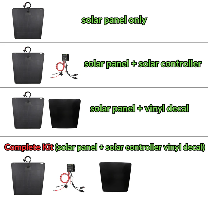 Panneau solaire flexible 100 W 12 V pour le capot d'un Toyota 4Runner (4e et 5e générations, 2003-2024)&nbsp;: énergie solaire pour les campeurs et les voy - 5