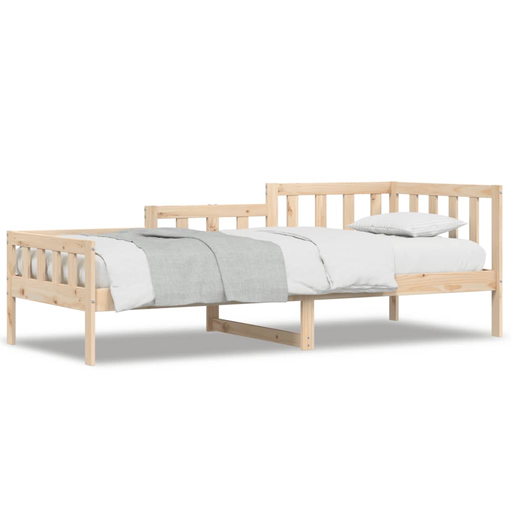 Cadre De Lit En Bois De Pin Massif 120 X 200