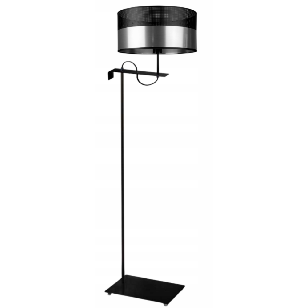 Lampa stojąca podłogowa z abażurem walec POINT