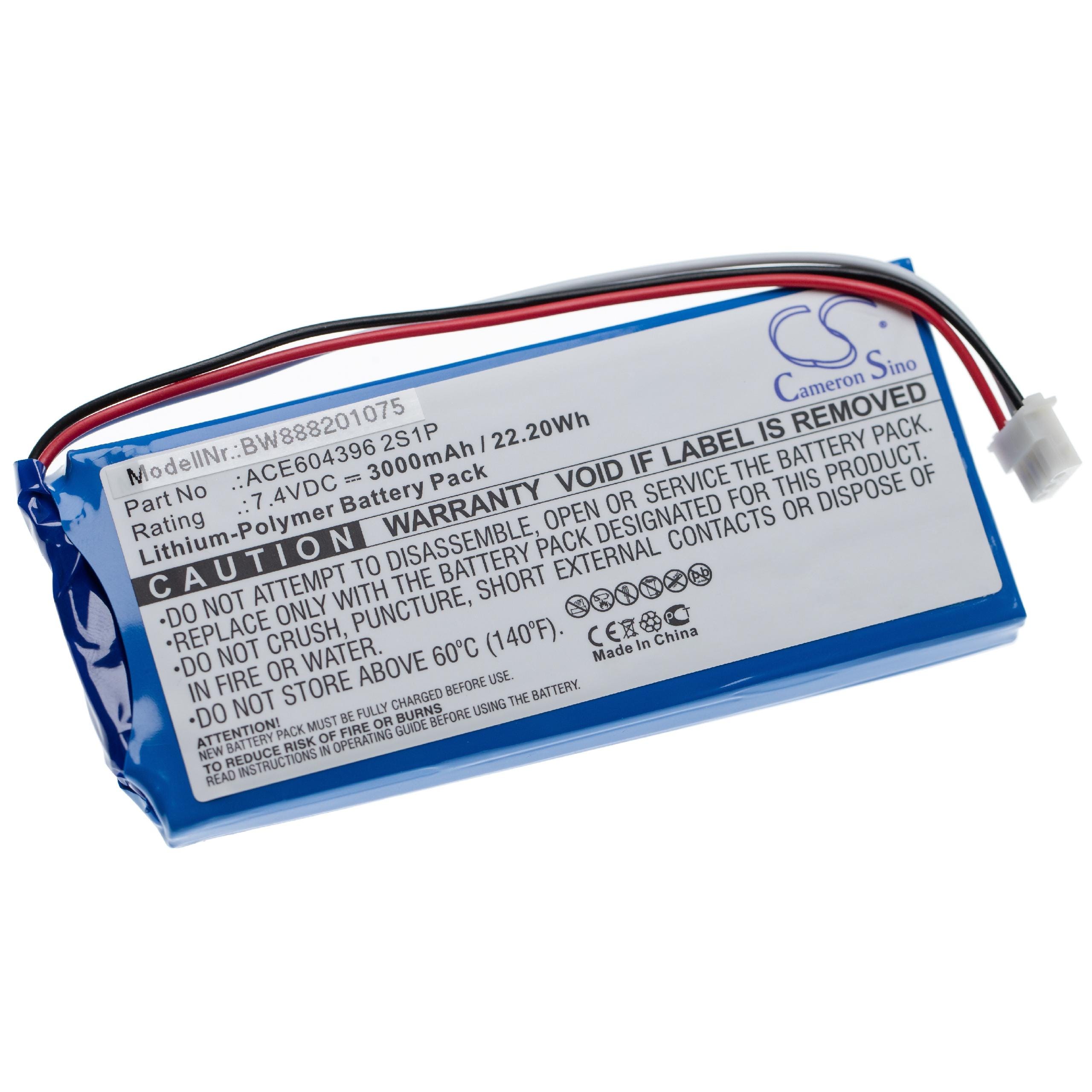 Batterie Rechargeable NiMH 7.2V 1600mAh Pour Balance Soehnle 618.010.004 - Remplacement Vhbw