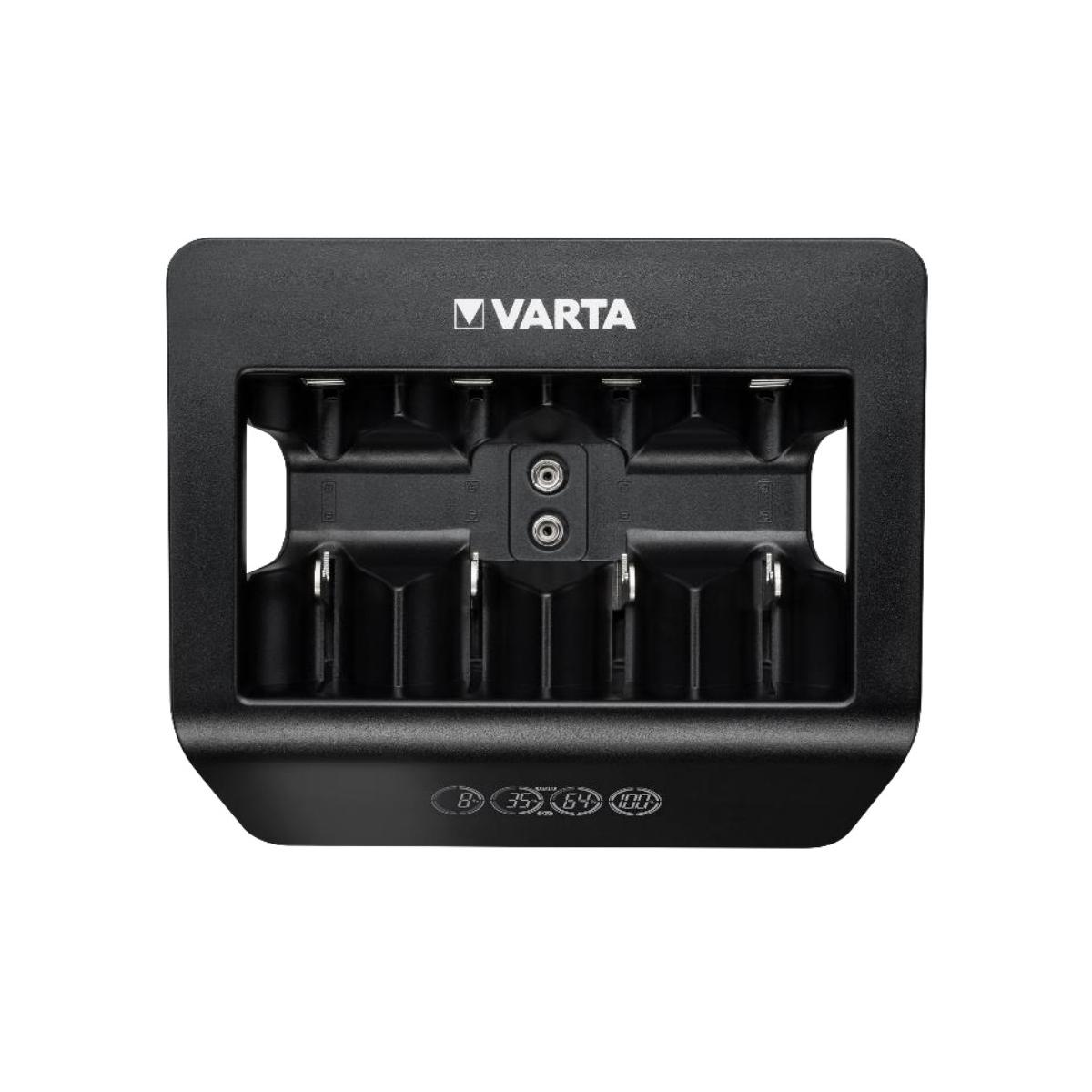 Ładowarka uniwersalna Varta LCD do AA AAA C D 9V czarna