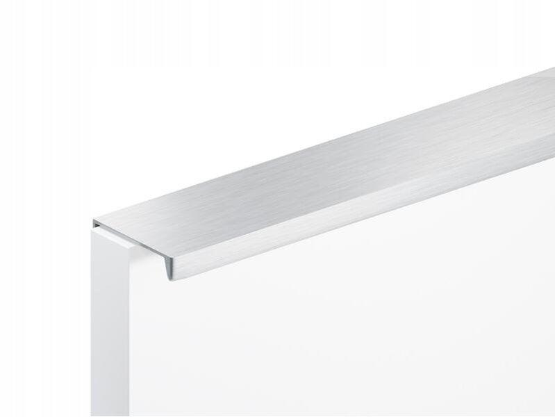 Loft Mâner pentru mobilă din aluminiu Um-494, 160 mm, argintiu mat