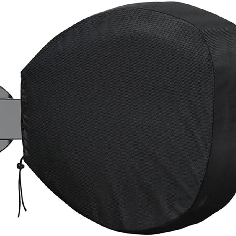 Pokrowiec na wąż ogrodowy, czarny, 55*55*30 cm, zwijana nasadka na wąż ogrodowy, wodoodporna i odporna na słońce.