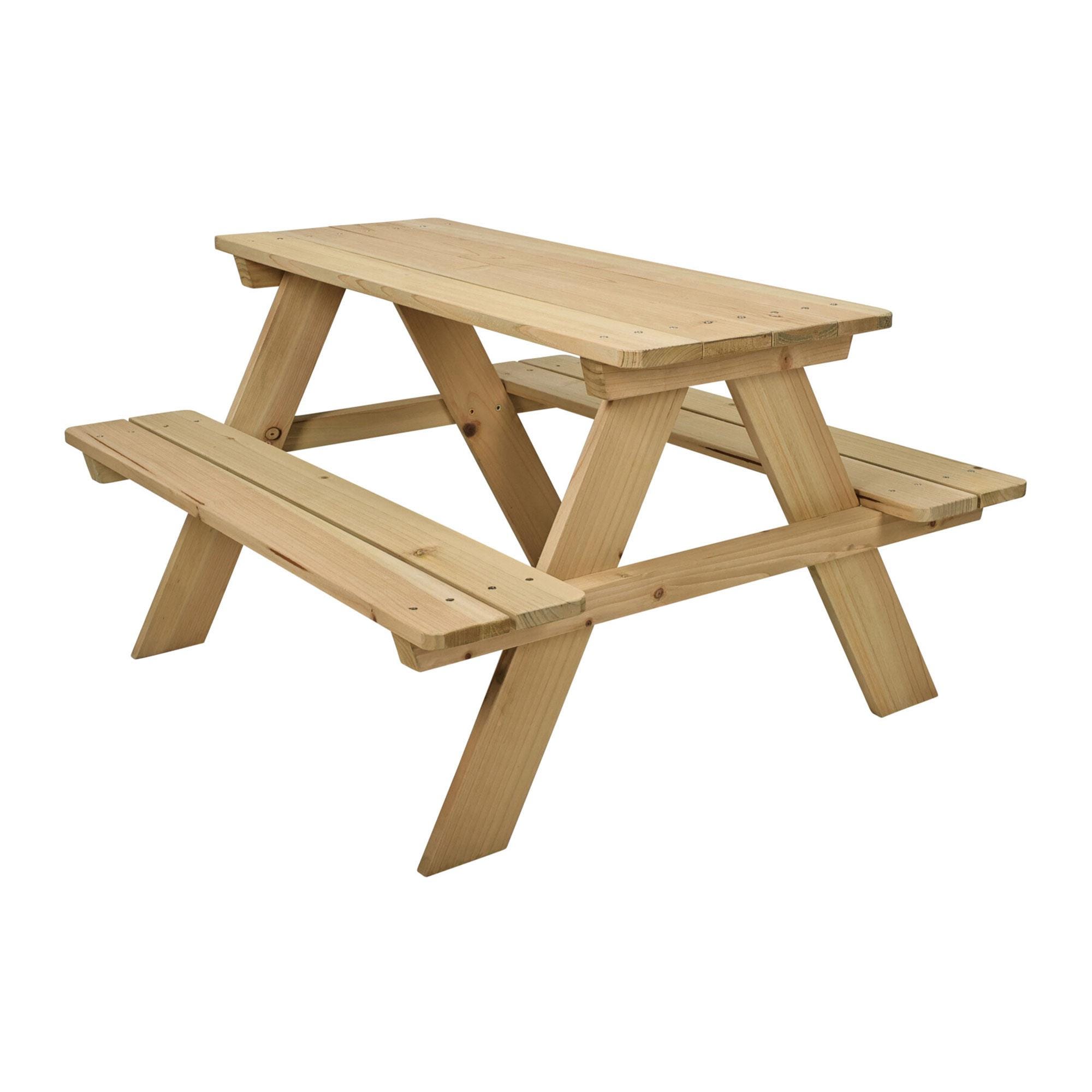 Table de pique-nique rectangulaire en Métal Noir 4 places | Leroy Merlin Table de pique-nique rectangulaire en Métal Noir 4 places | Leroy Merlin