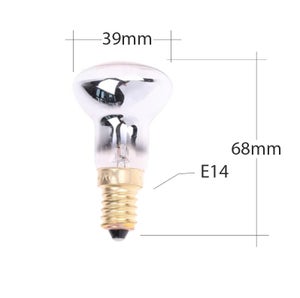 Lot De 2 Ampoules R39 E14 25W - Réflecteur, Blanc Chaud, 240V - Pour Lampe à Lave Ou Spot