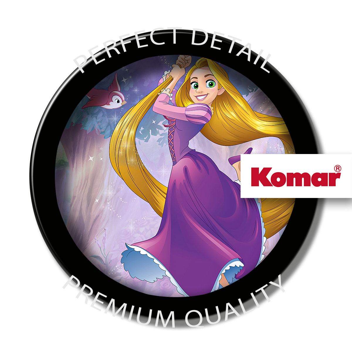 Fototapeta Roszpunka fioletowym - 368 x 254 cm - DISNEY - 6