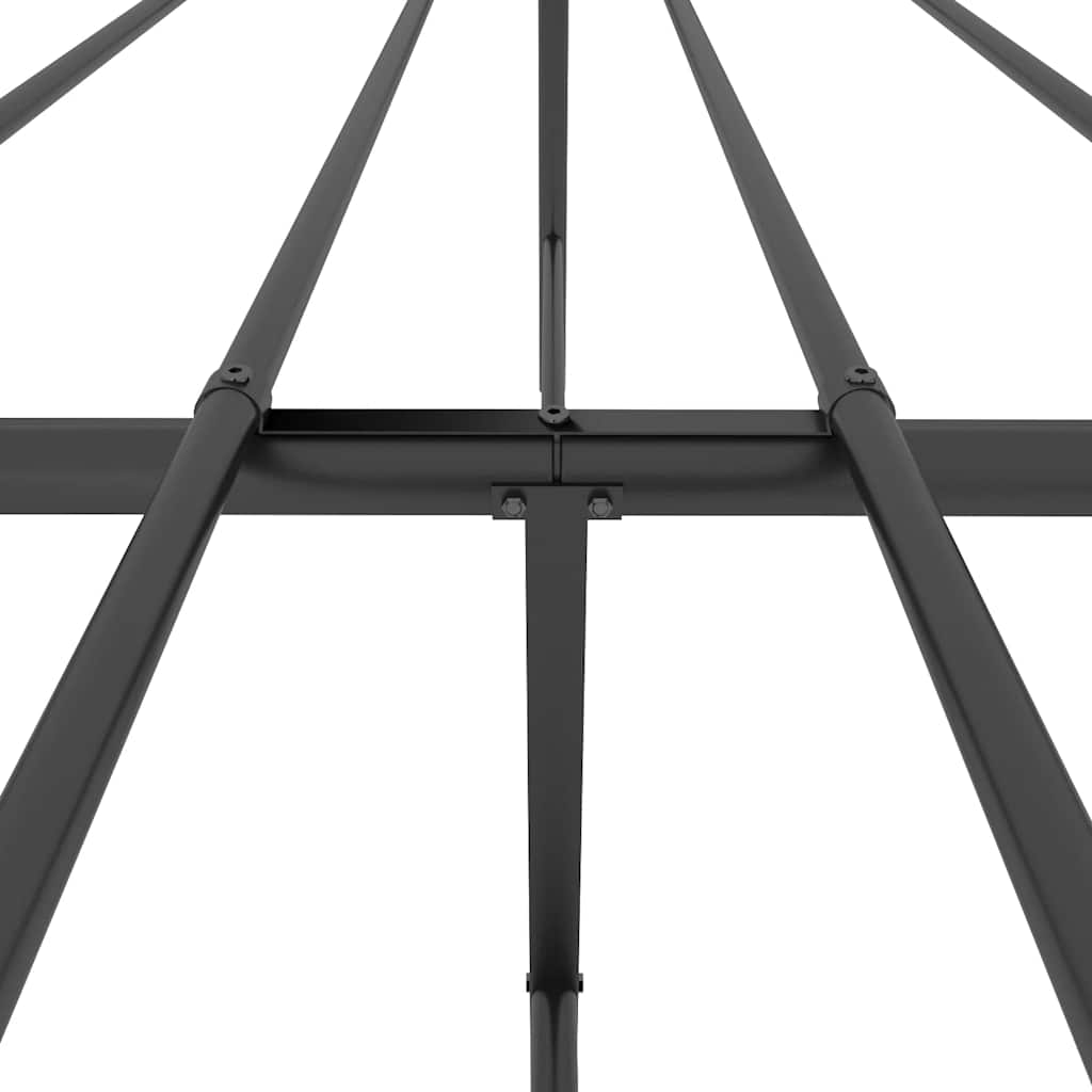 Estructura cama sin colchón con estribo metal negro 193x203 cm vidaXL - 8