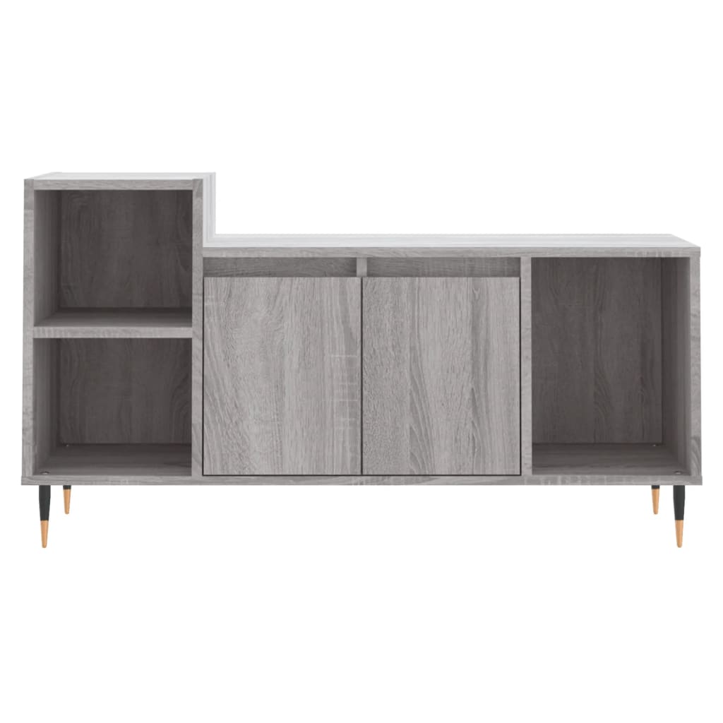 vidaXL Meuble TV Sonoma gris 100x35x55 cm Bois d'ingénierie - 5
