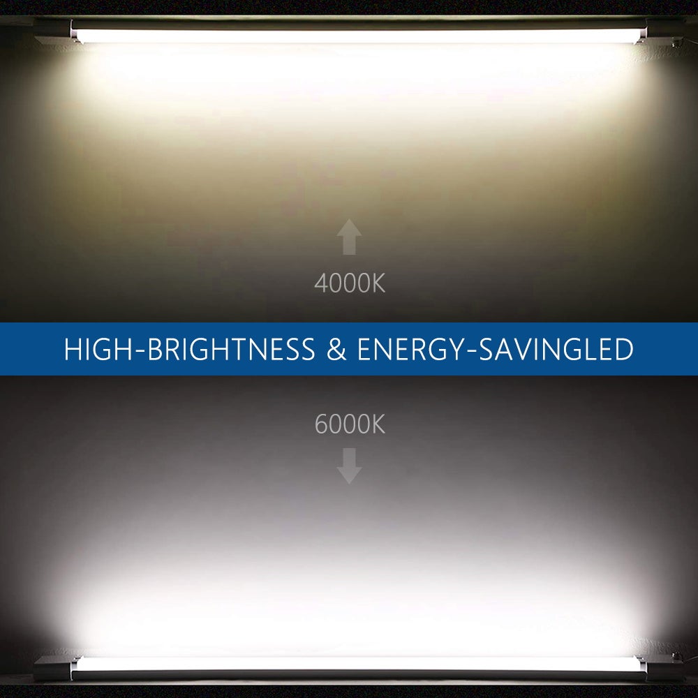 Tube LED Néon 120cm IP65 - Éclairage Puissant Pour Atelier & Garage