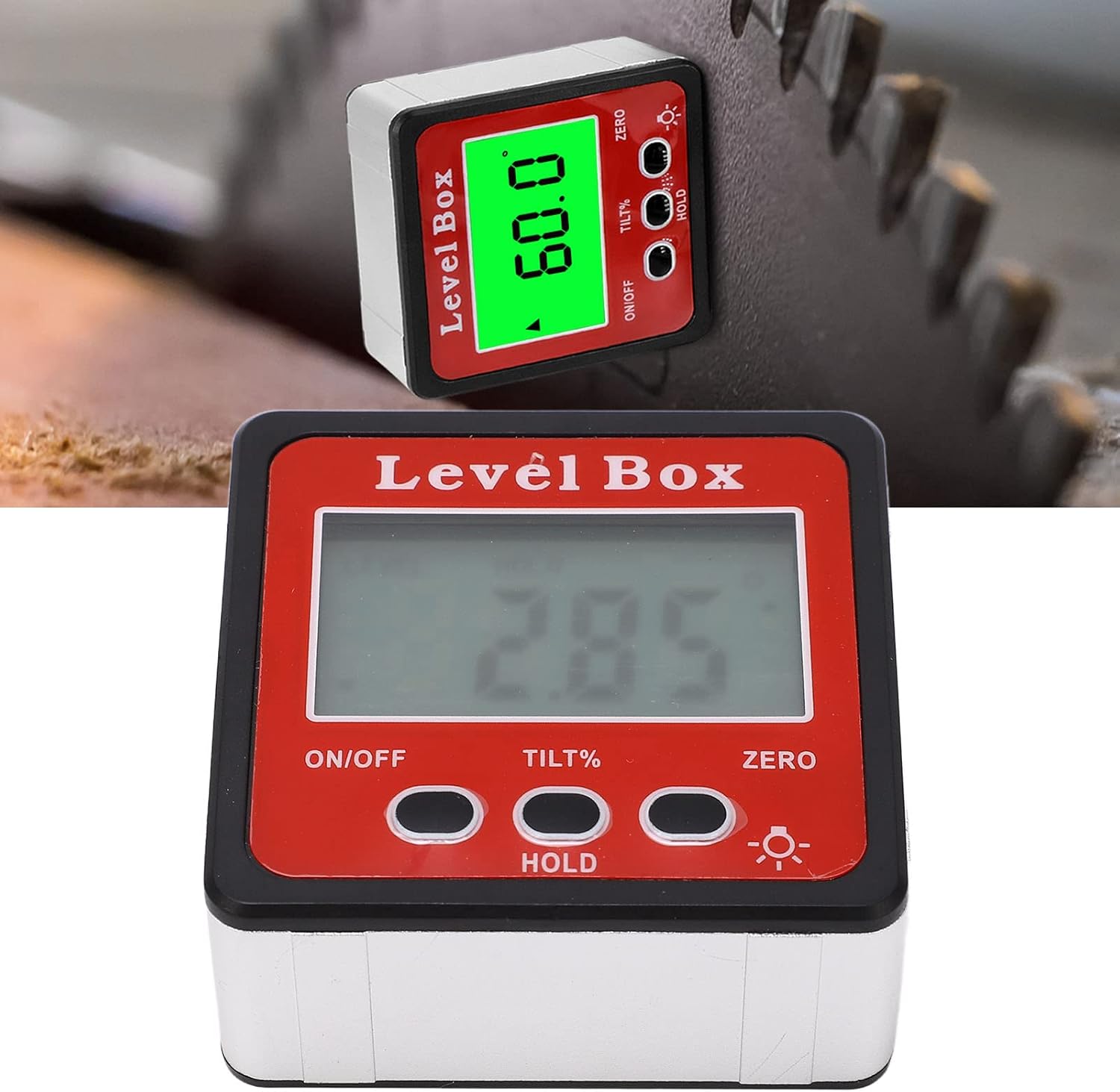 Misuratore Angolo Digitale Magnetico – Strumento Di Misura Per Carpenteria, Falegnameria, Meccanica E Fai Da Te