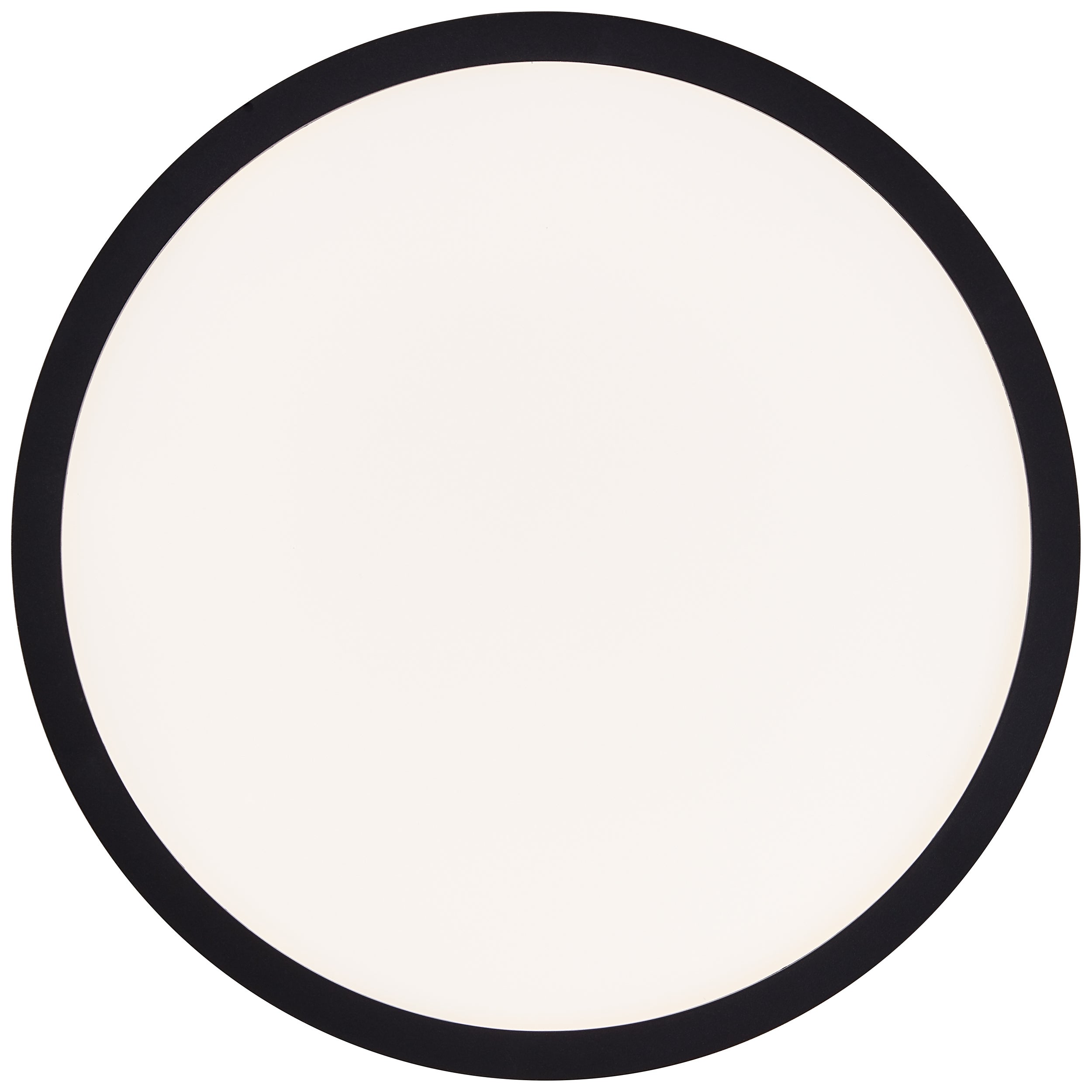 BRE-Light Natynkowy panel sufitowy LED Sorell 29cm czarny/biały Plastikowy pilot Możliwość wewnętrznego ściemniania za pomocą zintegrowanego pilota LE - 3
