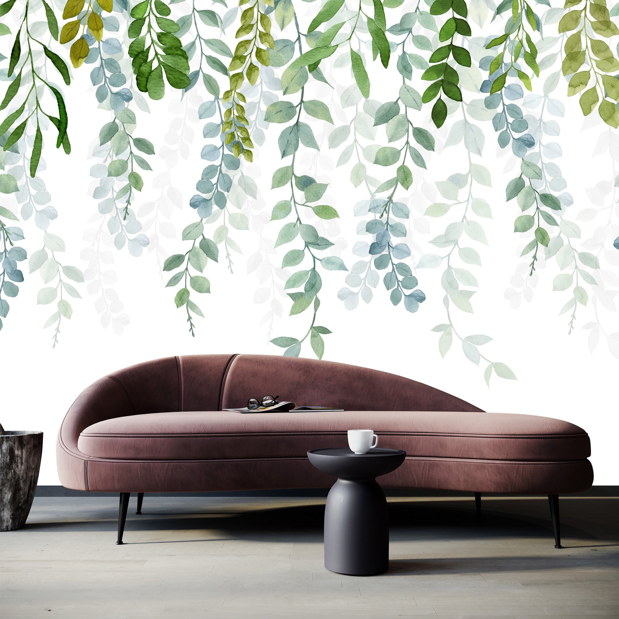 Papier Peint Intissé Photo FEUILLES Plantes Nature Pour Chambre 135cm x 90cm - 4