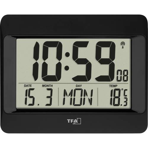 Orologio Da Parete Digitale TFA Dostmann Con Temperatura