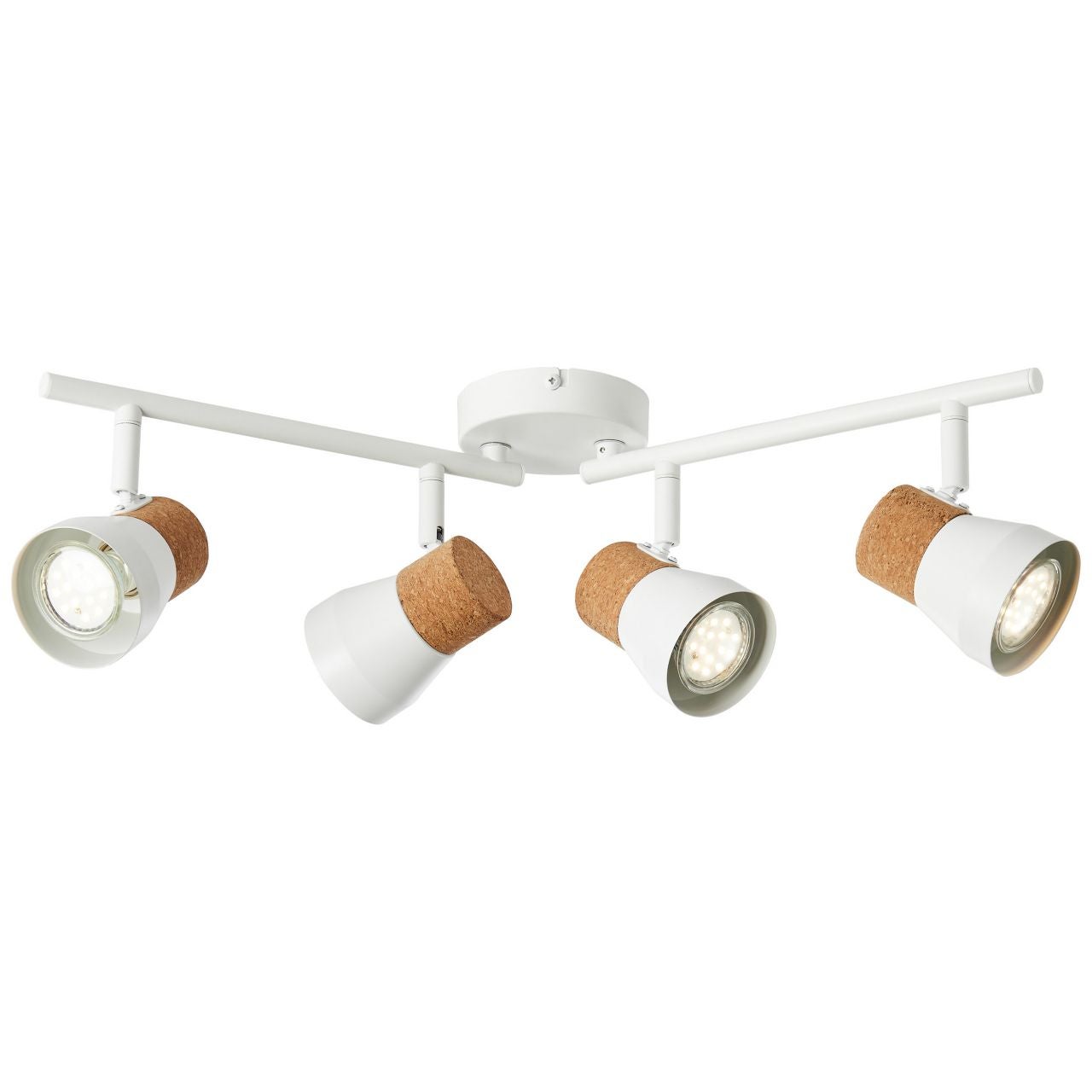 Brilliant Jamil LED lampa sufitowa 48cm biały/czarny, metal/plastik, 1x 30W zintegrowana dioda LED, (strumień świetlny: 2900lm, barwa światła: 3000-65 - 3