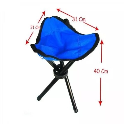 Sgabello Treppiede Pieghevole Da Campeggio - Leggero E Portatile Per Outdoor - Foto 5