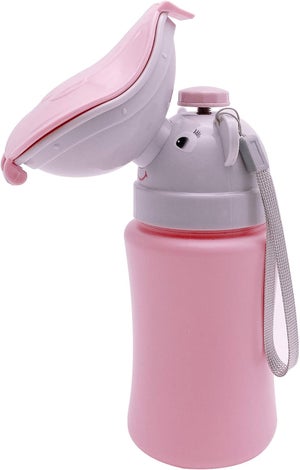Urinoir Enfant Garçon Fille Portable Bébé Enfant Toilettes D'Urgence Pour Camping Voyage Apprentissage Pour Uriner(Red