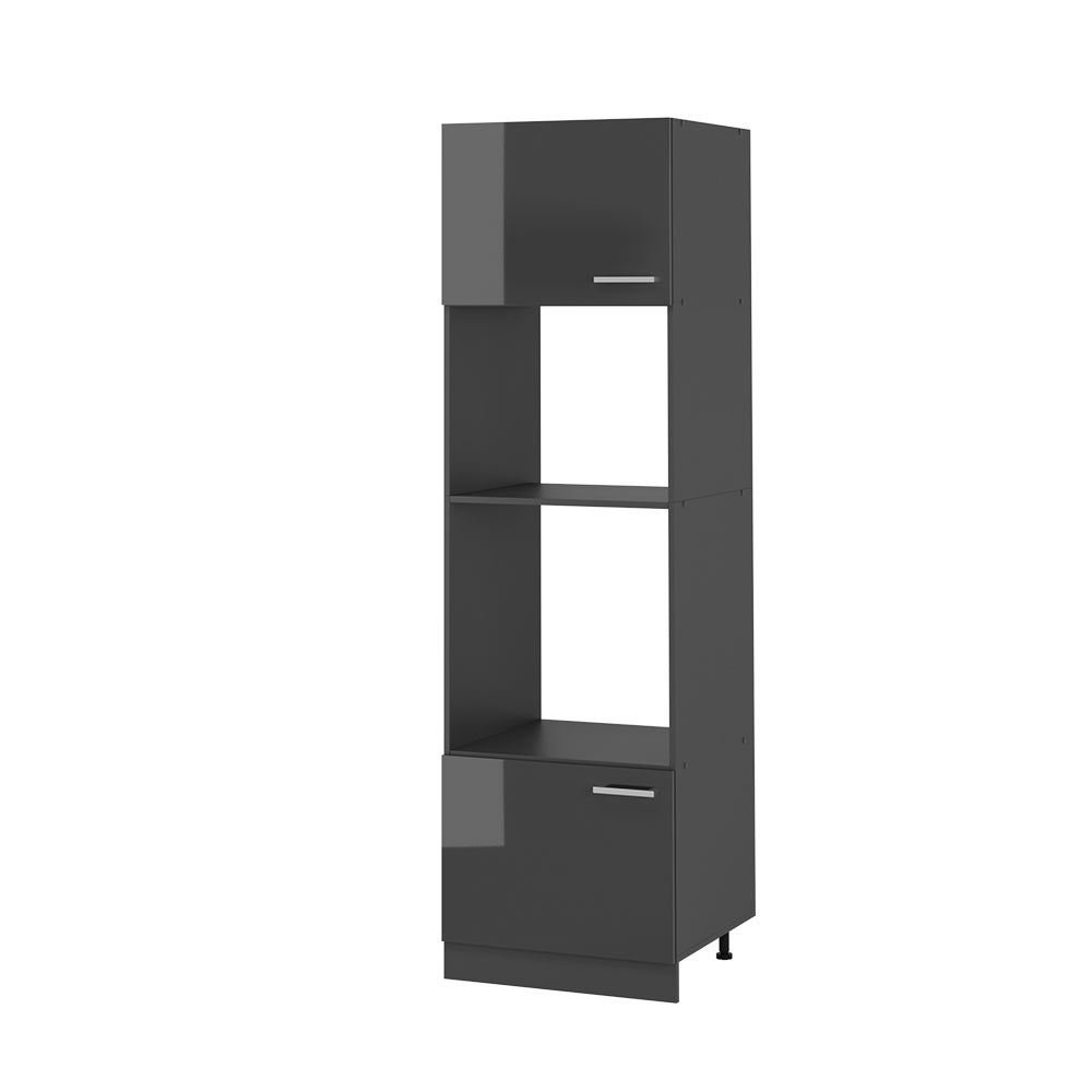 Vicco Szafka do mikrofalówki R-Line, Antracyt wysoki połysk, 60 cm