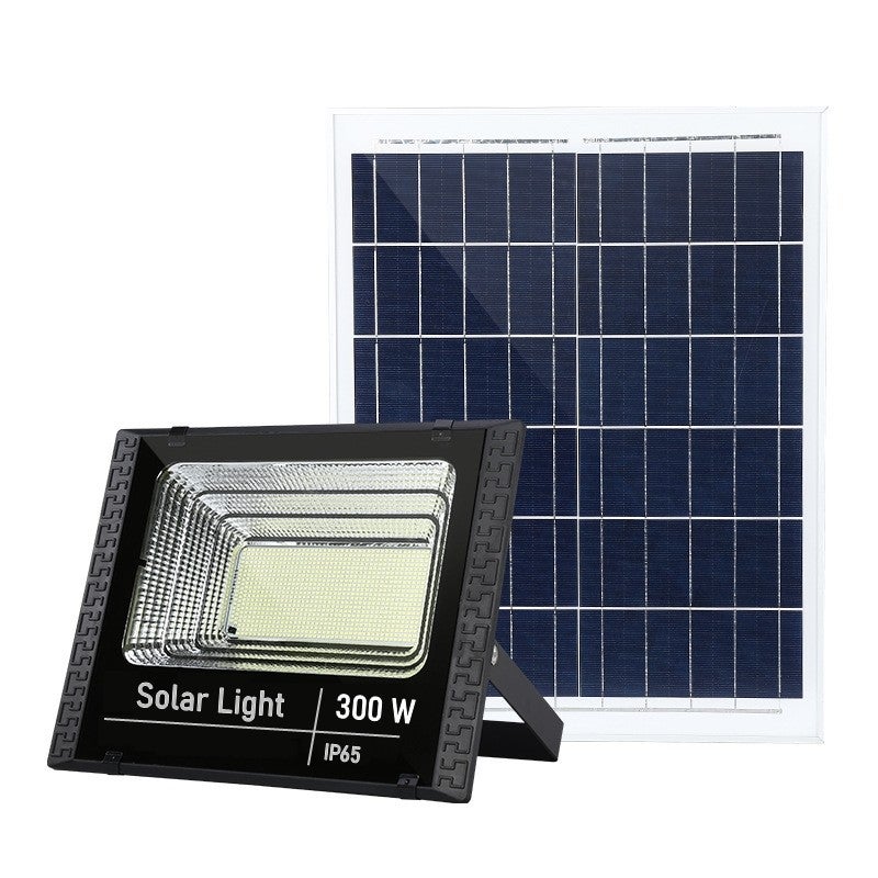 Proiector LED solar Flippy 300W cu telecomanda, negru