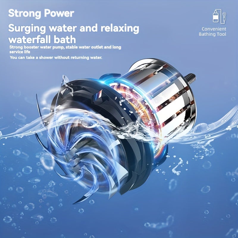 Douche Portable électrique CRUMFERT – Rechargeable – Bleue – Pour Extérieur Ou Dortoir