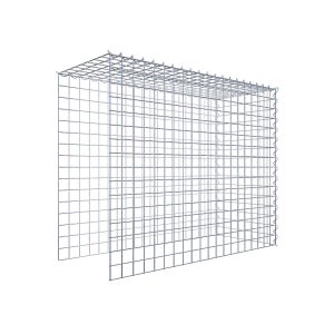 Panier Gabion Rond Galvanisé Colonne Gabion GABIONA 80x52cm - Mailles 5x10cm, Galvanisé, Panier Rond Jardin Décoration Décoration Extérieure Métallique
