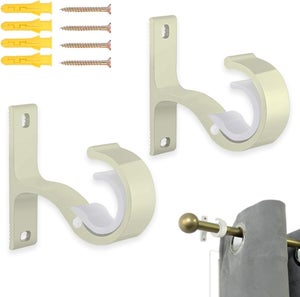 ZEEROBEE Set Di Aste Per Tende Regolabili In Bronzo Antico Da 71 A 122 Cm Con Terminali A Sfera - Bastoni Per Tende Robusti Diametro 2,5 Cm Per Finestre E Divisori - 4